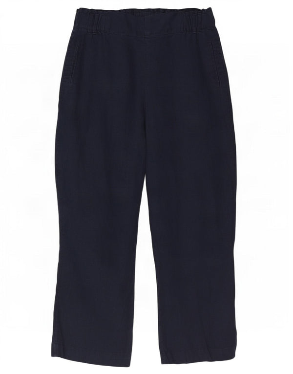 Γυναικεία Casual Παντελόνια Marks & Spencer UK 16 Large W34 L30 Navy Blue