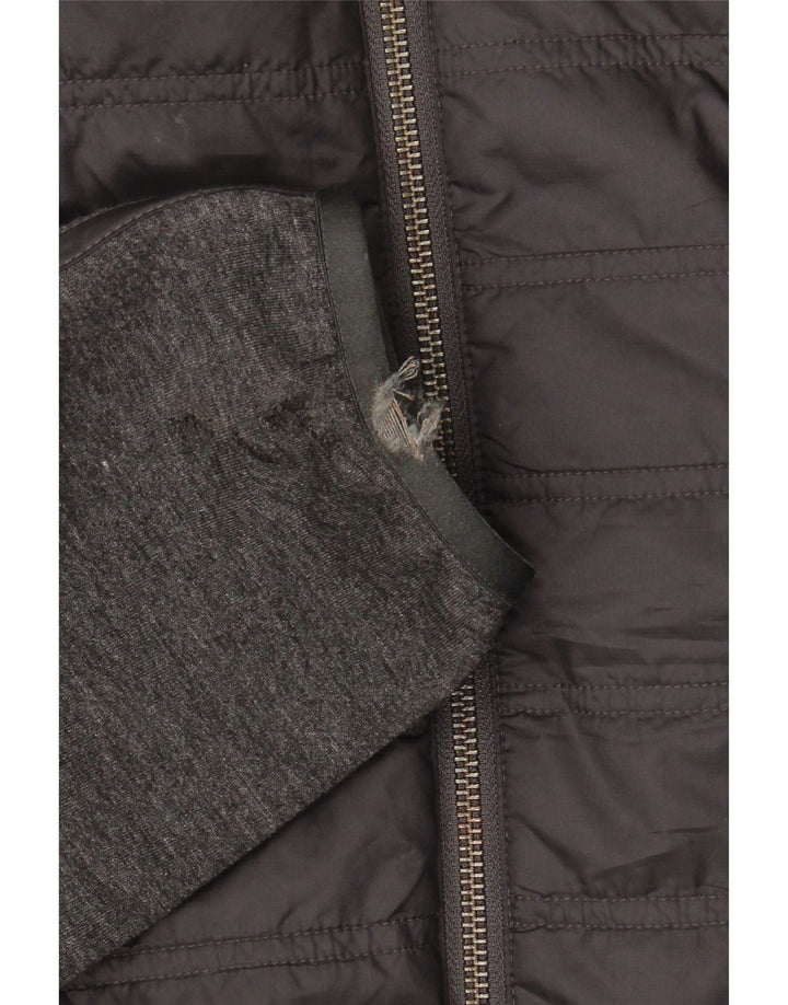 Ανδρικό μπουφάν με επένδυση Adidas UK 42 XL μαύρο πολυεστέρα