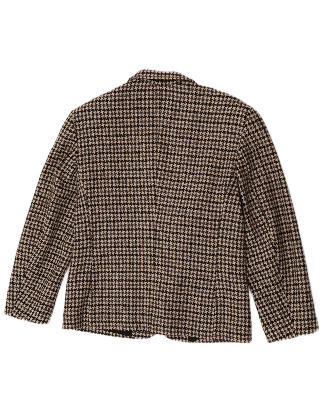 Vintage γυναικείο σακάκι 2 κουμπιών σακάκι IT 44 Medium Grey Houndstooth