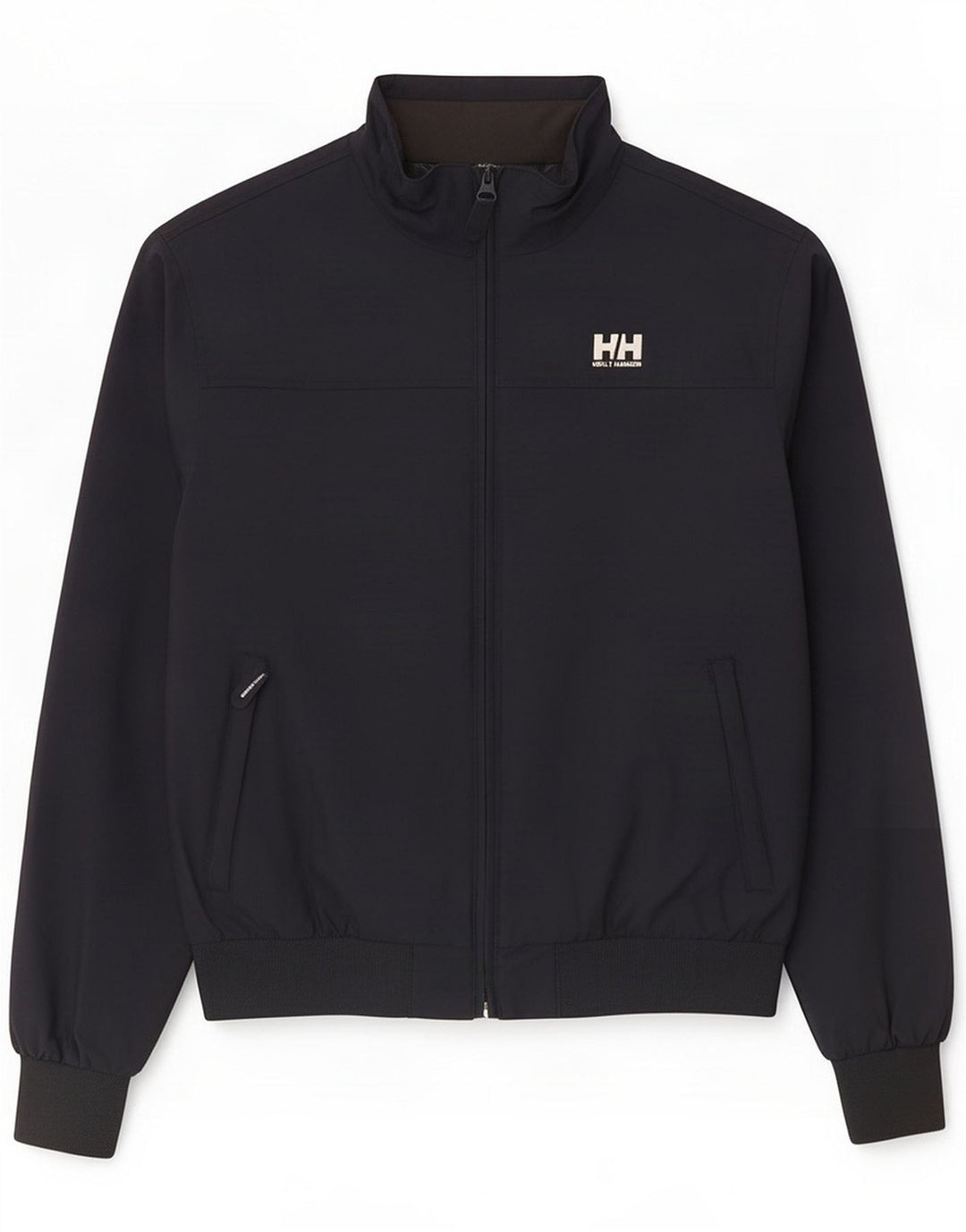 Helly Hansen Mens Bomber Jacket UK 38 Medium Navy Blue Polyamide