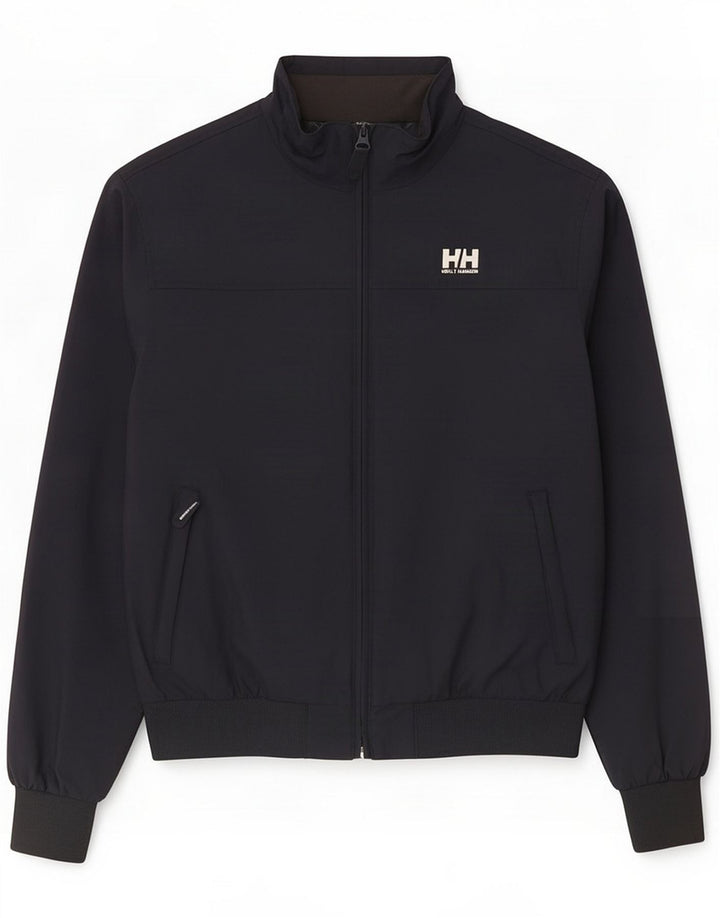 Helly Hansen Mens Bomber Jacket UK 38 Medium Navy Blue Polyamide