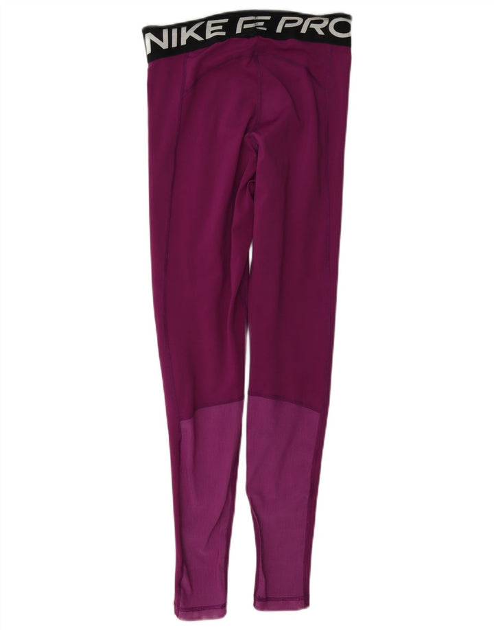 Γυναικεία γραφικά κολάν Nike UK 8 Small Purple Colourblock
