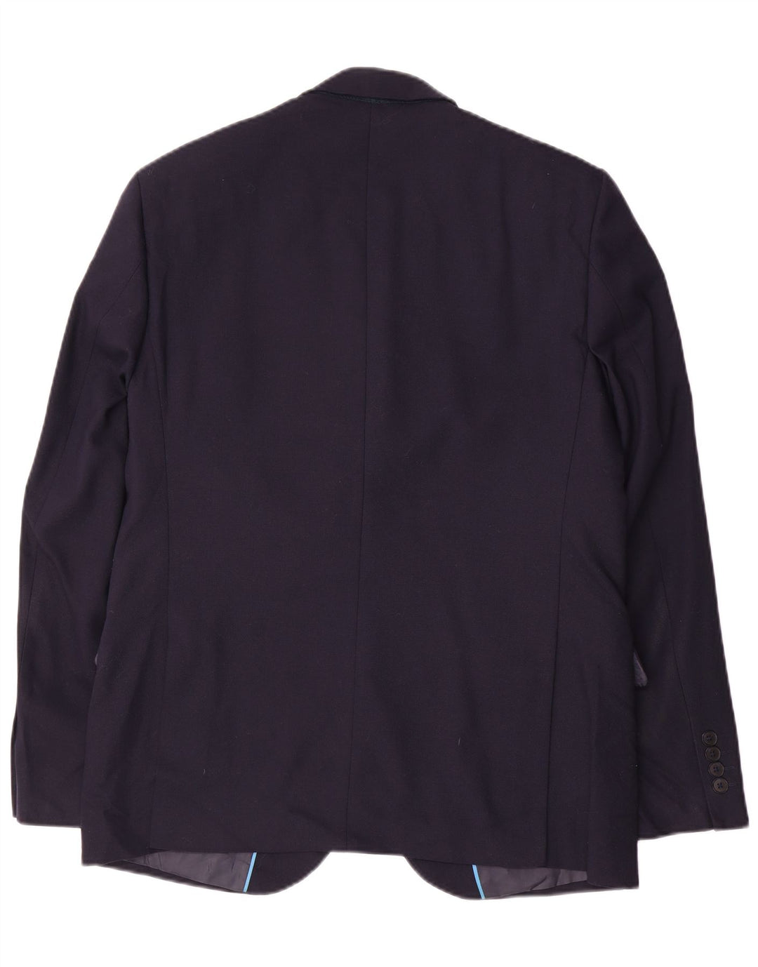 Marks & Spencer Ανδρικό μπουφάν με 2 κουμπιά, λεπτό σακάκι UK 42 XL Navy Blue Wool