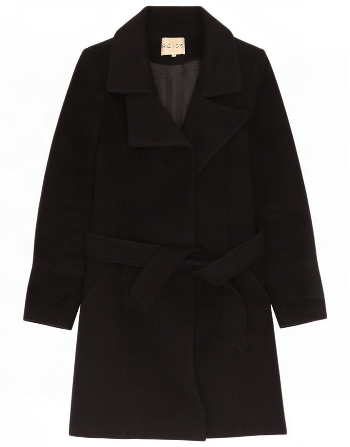 Γυναικείο παλτό Reiss Oversized UK 10 Small Black Wool