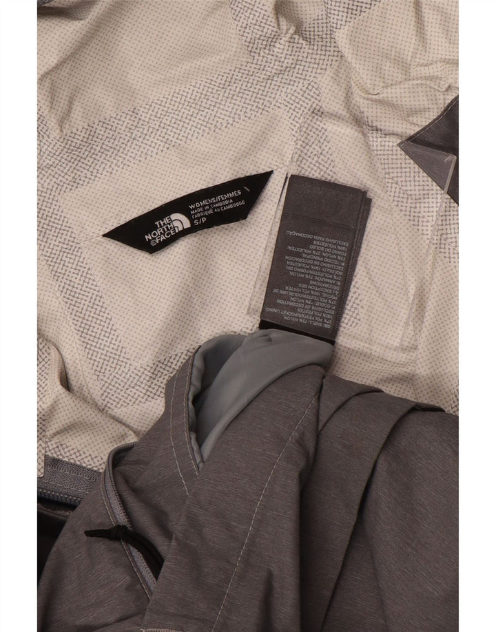 THE NORTH FACE Γυναικείο μπουφάν βροχής με κουκούλα Dryvent UK 10 Small Grey Nylon