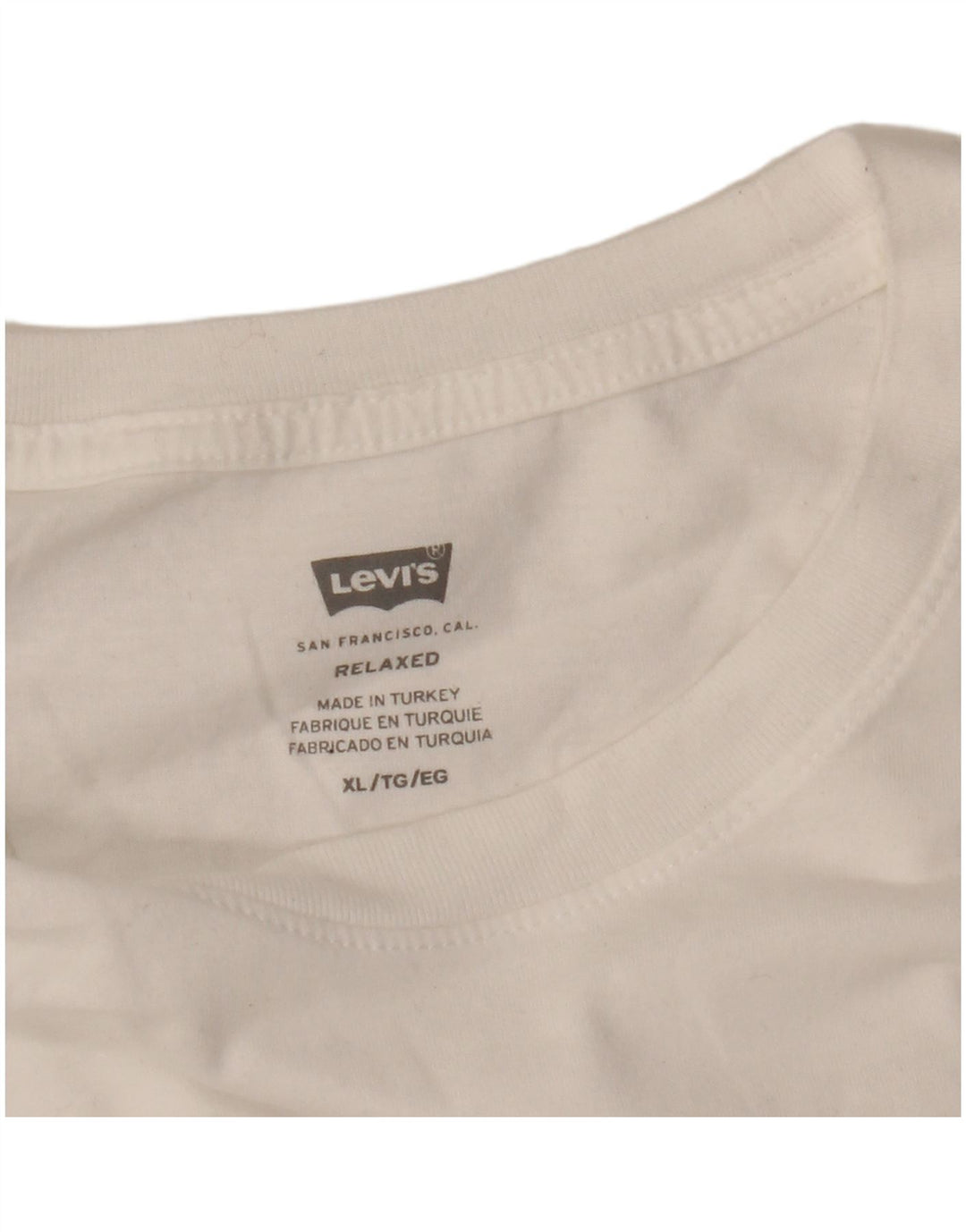 Ανδρικό μπλουζάκι Levi's Relaxed Fit Graphic Top XL Λευκό