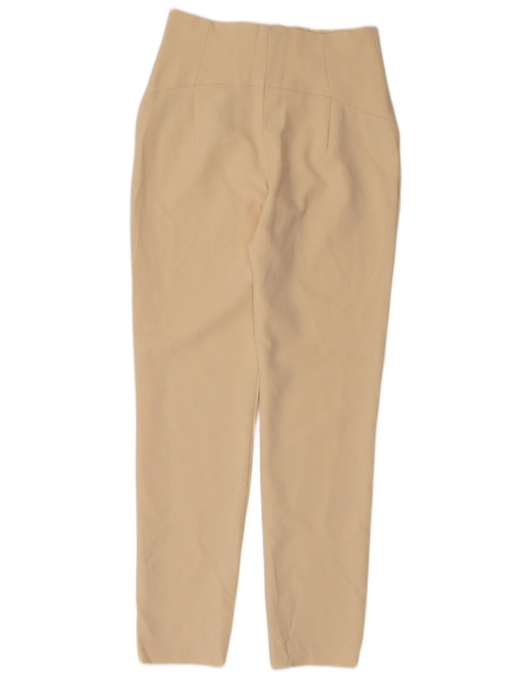 Zara Γυναικείο Skinny Παντελόνι Small W26 L28 Beige Polyester