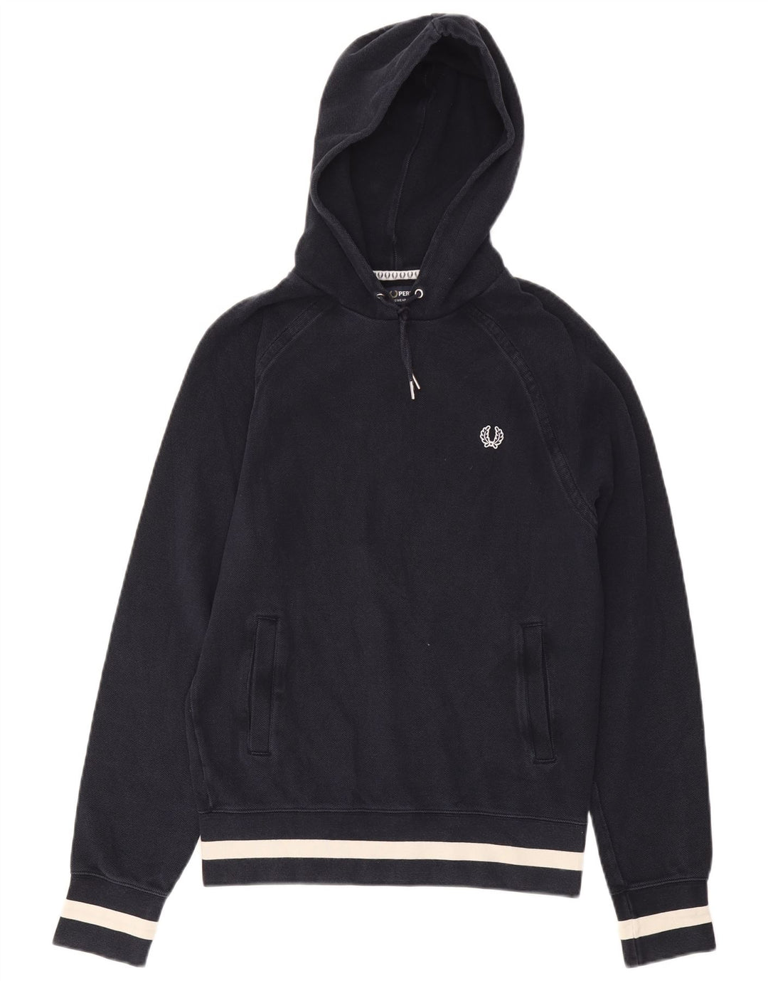 Fred Perry Ανδρικό Hoodie Jumper Small Navy Blue Cotton