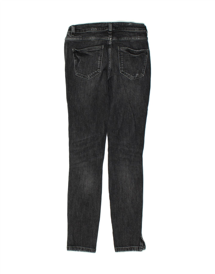 MASSIMO DUTTI Womens Distressed Skinny Jeans EU 34 2XS W26 L27 Grey Cotton | Vintage Massimo Dutti | Thrift | Second-Hand Massimo Dutti | Used Clothing | Messina Hembry 