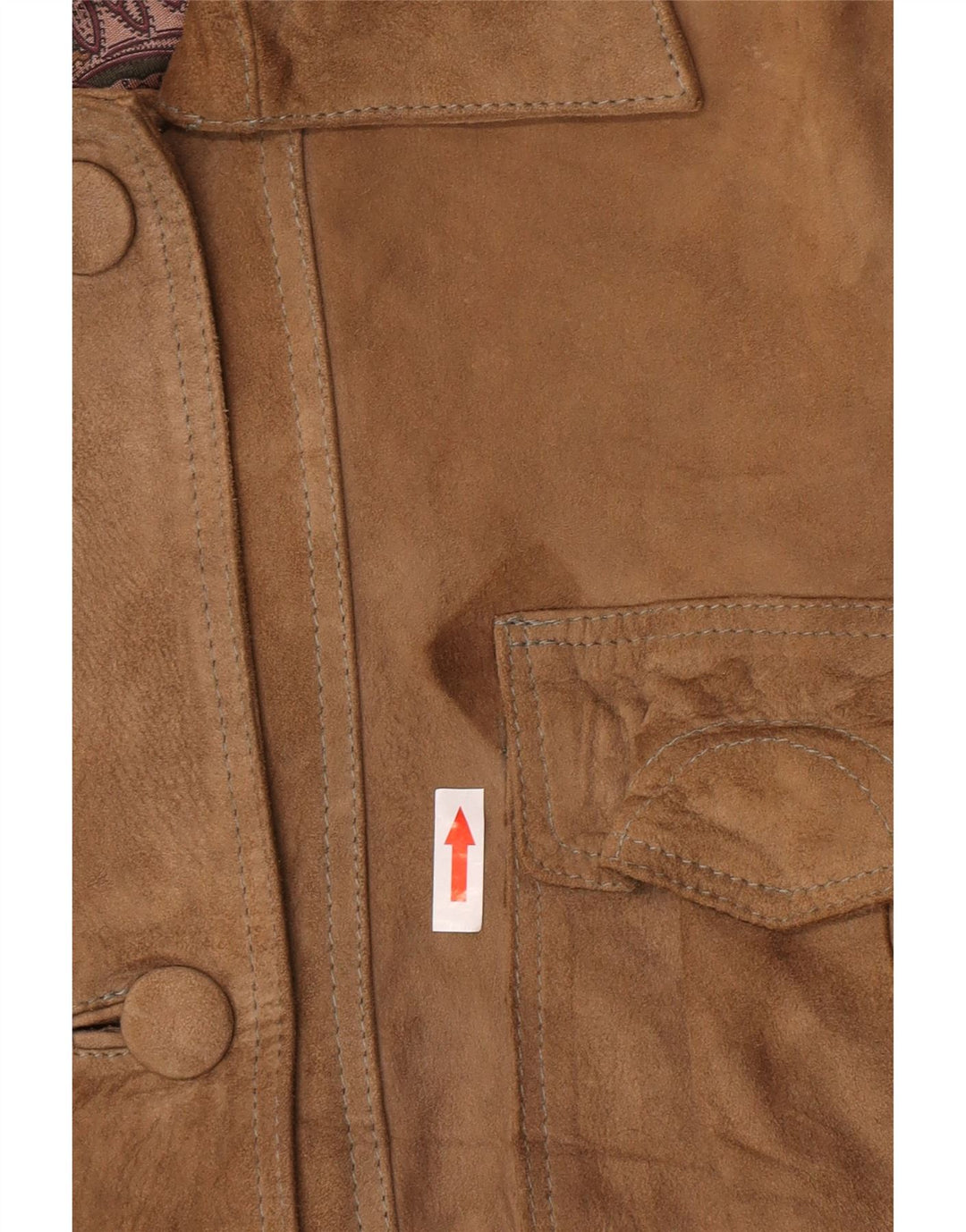 Vintage Γυναικείο Σουέντ Μπουφάν EU 42 Μεγάλο Καφέ