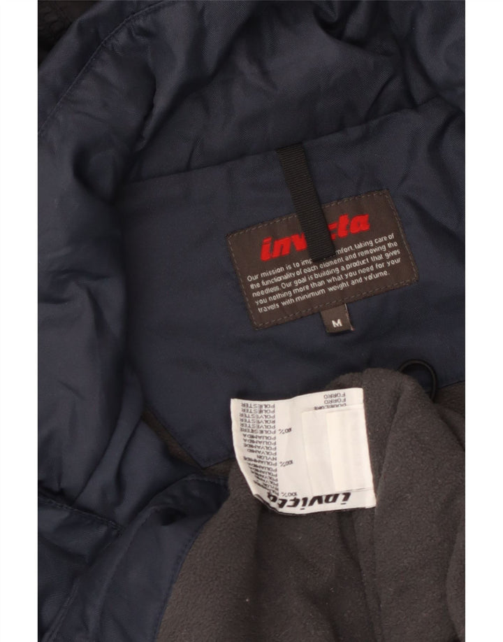 Ανδρικό μπουφάν με κουκούλα Invicta UK 38 Medium Navy Blue Polyamide