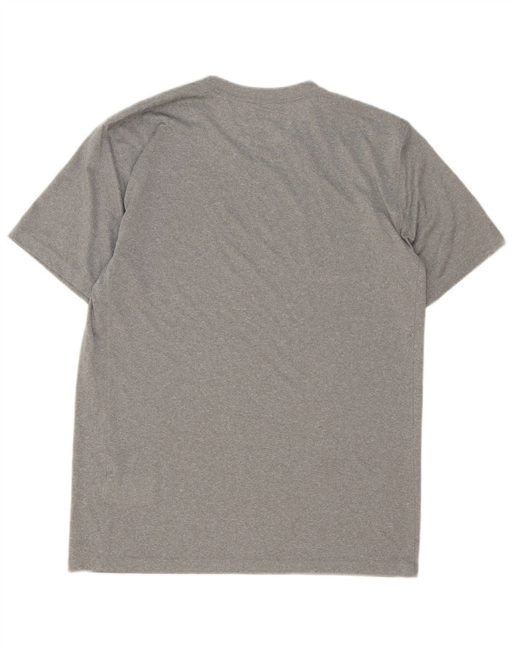 Ανδρικό T-Shirt Nike Dri Fit Τοπ μεσαίου γκρι πολυεστέρα