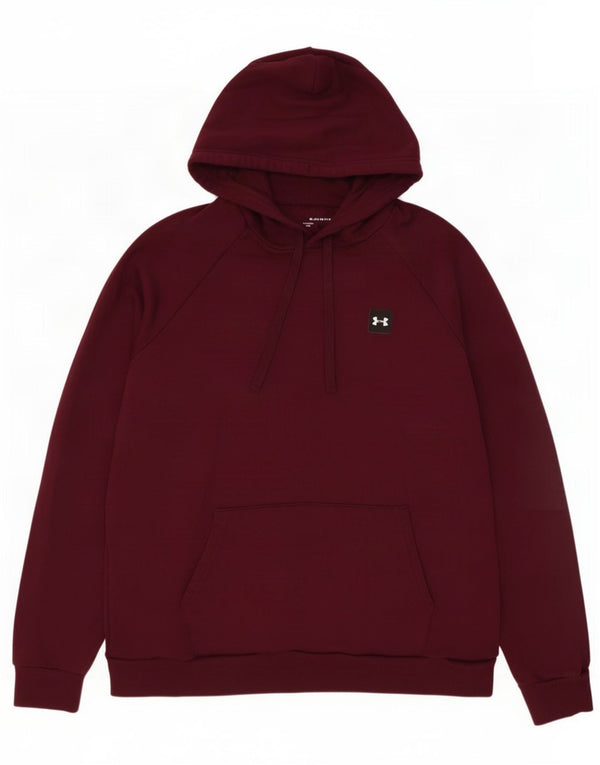 Under Armour Ανδρικό Hoodie Jumper XL Βουργουνδί Βαμβακερό