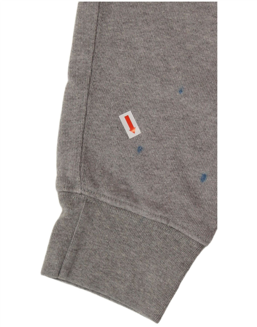 LEVI'S Γυναικείο Γραφικό Hoodie Jumper UK 14 Medium Grey Cotton