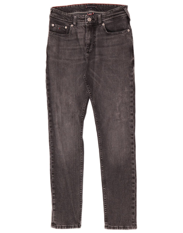 Tommy Hilfiger Boys Slim Jeans 13-14 ετών W28 L28 Γκρι βαμβακερό