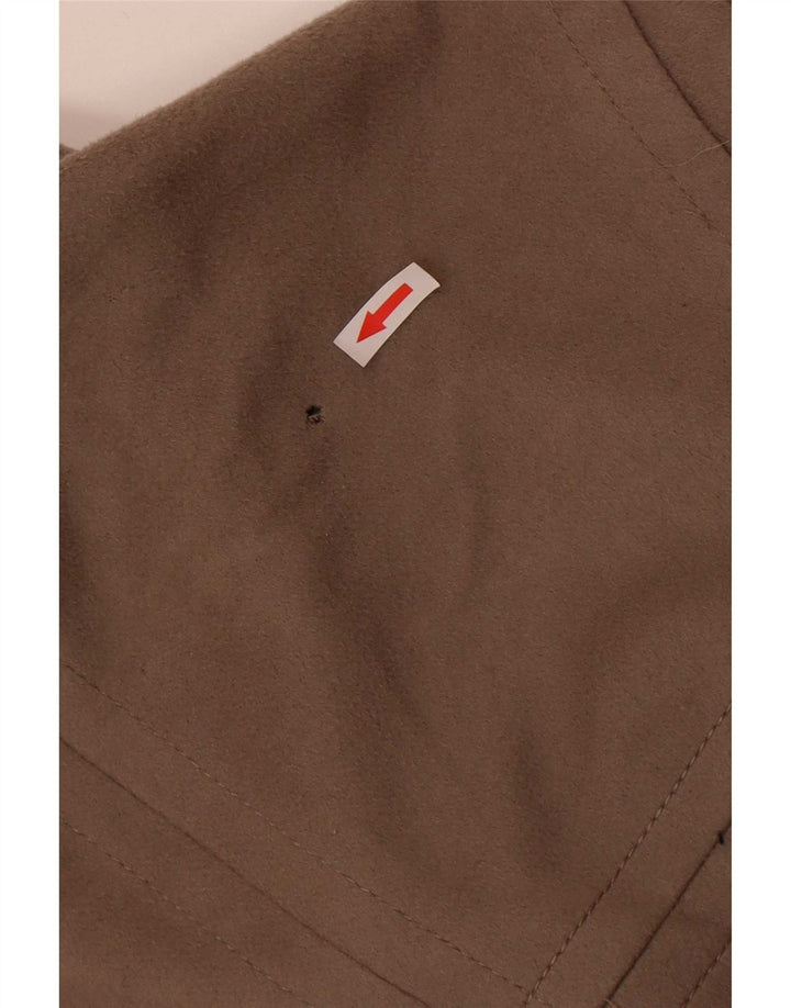 Zara Γυναικείο Πανωφόρι UK 14 Medium Grey Wool