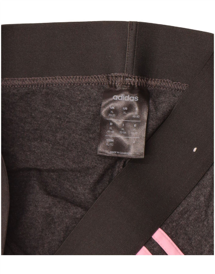 Γυναικείο κολάν ADIDAS UK 20/22 XL Γκρι βαμβακερό