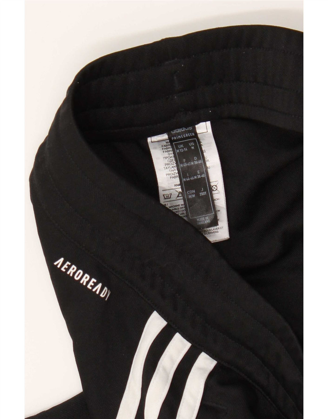 Adidas Γυναικεία φόρμα Aeroready Παντελόνι UK 14 Μεσαίου Μαύρου Πολυεστέρα