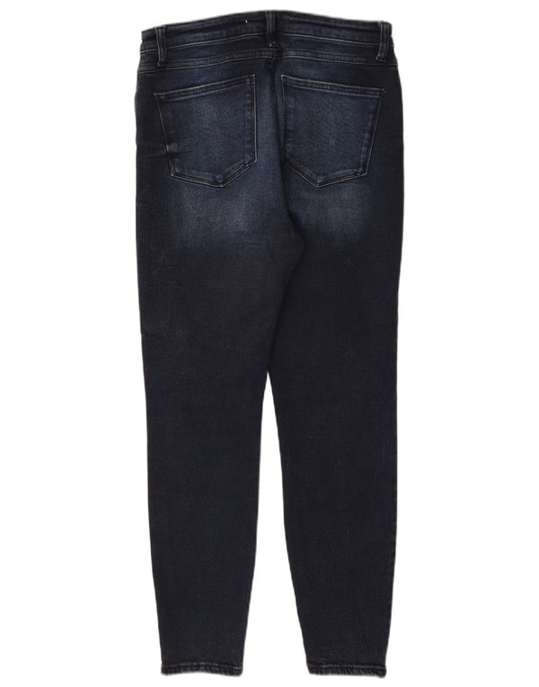 ZARA Γυναικεία Skinny Jeans EU 40 Medium W30 L27 Navy Blue Cotton