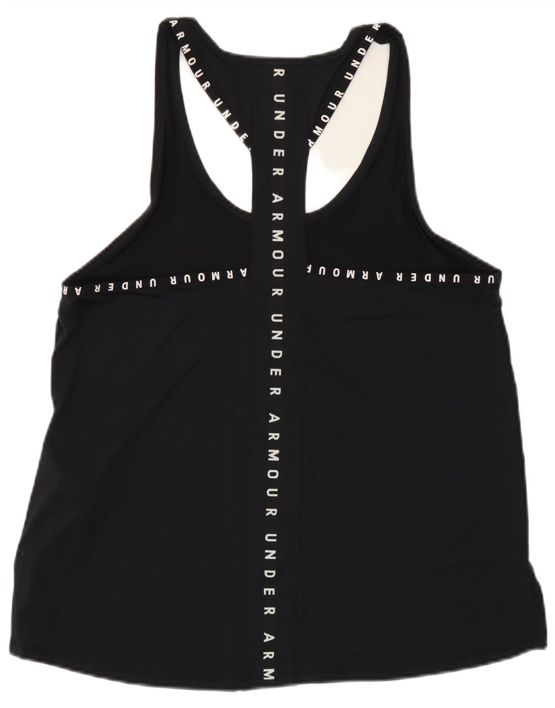 Under Armour Γυναικείο Heat Gear Graphic Vest Top UK 14 Medium Black Polyester