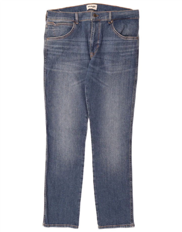 Wrangler Γυναικείο Larston Slim Jeans W33 L32 Μπλε βαμβακερό