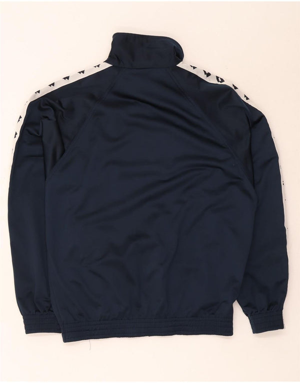 Ανδρική φόρμα γραφικών Lotto Top Jacket Medium Navy Blue Colourblock
