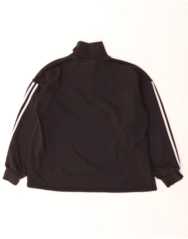 Γυναικεία φούτερ με φερμουάρ Adidas Jumper UK 12 Medium Black