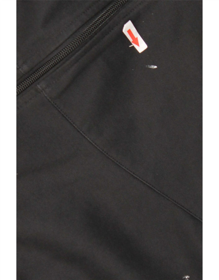 Ανδρική φόρμα φόρμας Reebok με γραφικό φόρμα Top Jacket μεγάλο μαύρο χρώμα, βαμβακερό