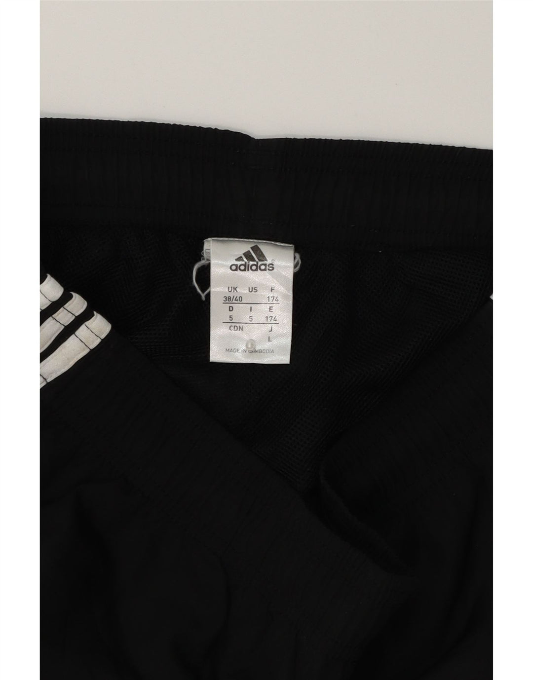 Ανδρικό παντελόνι ADIDAS UK 38/40 Medium Black Colourblock