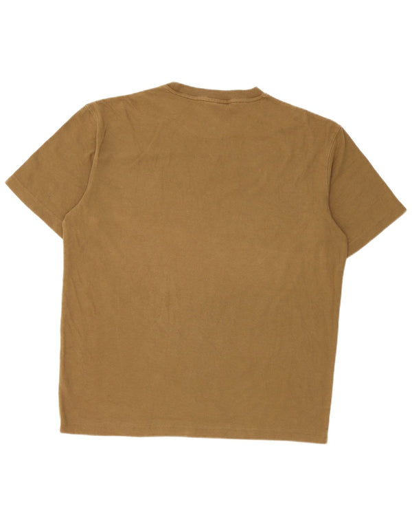 Ανδρικό T-Shirt Champion Top Medium Khaki Cotton