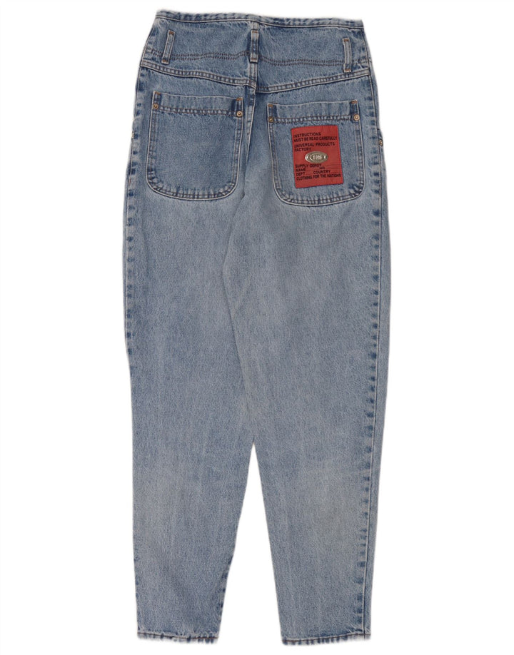 Vintage Γυναικείο Tapered Jeans Medium W28 L29 Μπλε βαμβακερό