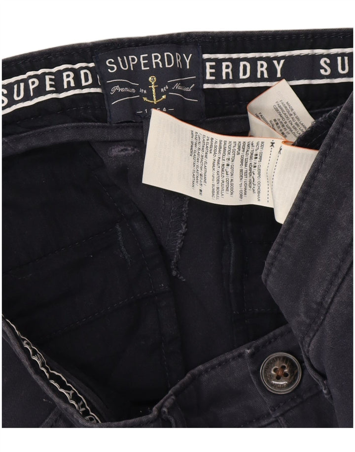 Γυναικείο σορτς Chino SUPERDRY Small W27 Navy Blue Βαμβακερό
