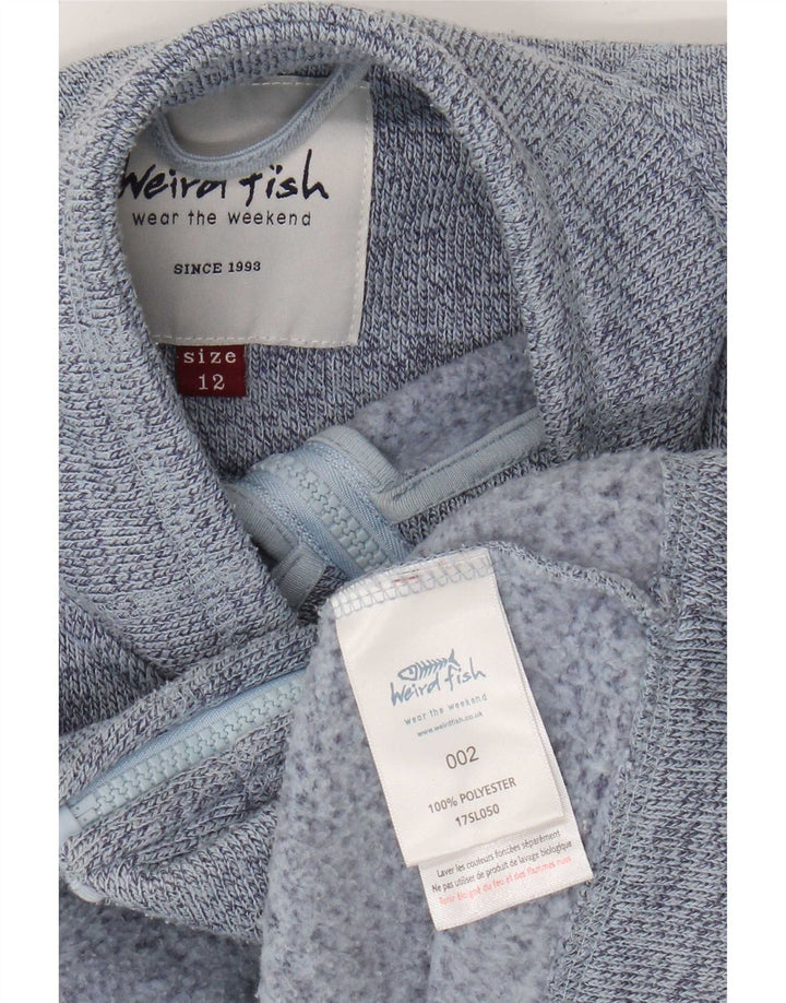 Γυναικεία αθλητική φόρμα Weird Fish Top Jacket UK 12 Medium Blue Flecked Polyester