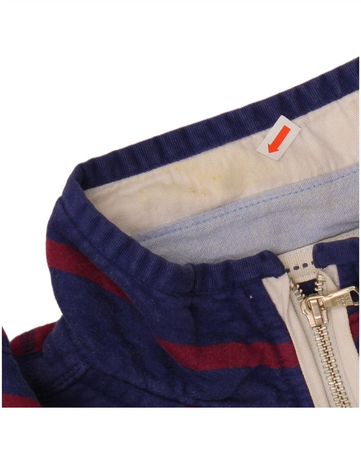 CREW CLOTHING Γυναικεία φούτερ Jumper UK 16 Large Navy Blue ριγέ