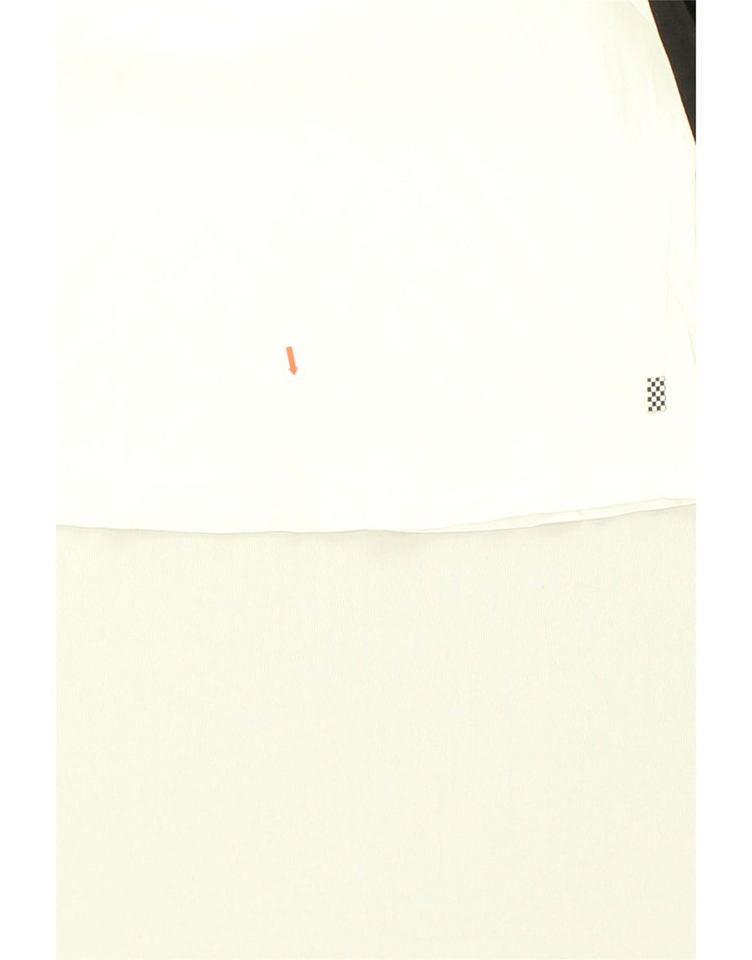 VANS Girls Graphic Top Long Sleeve 13-14 Years Large White Colourblock | Vintage Vans | Thrift | Second-Hand Vans | Used Clothing | Messina Hembry 