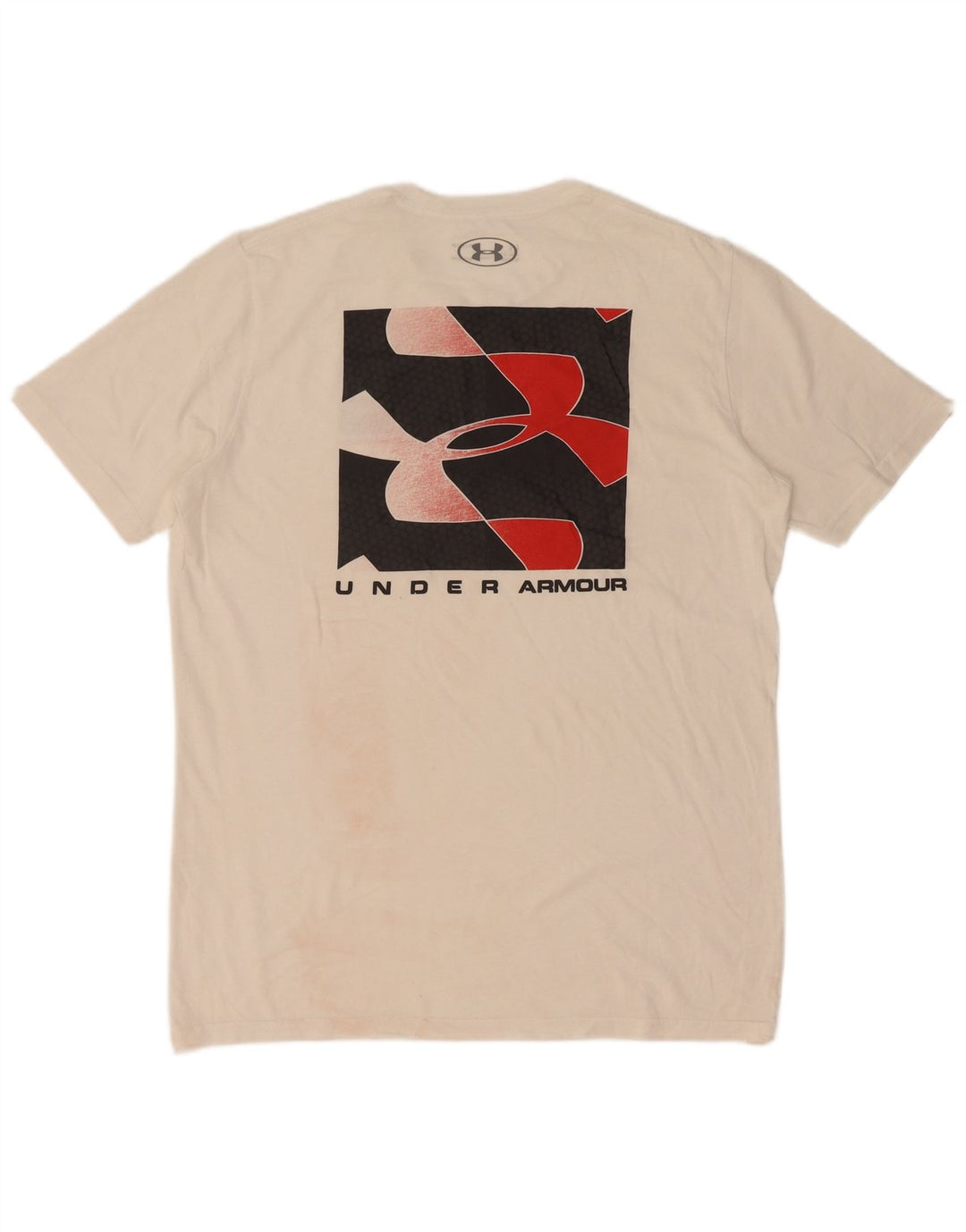 Ανδρικό μπλουζάκι Under Armour Heat Gear Graphic Top Medium White