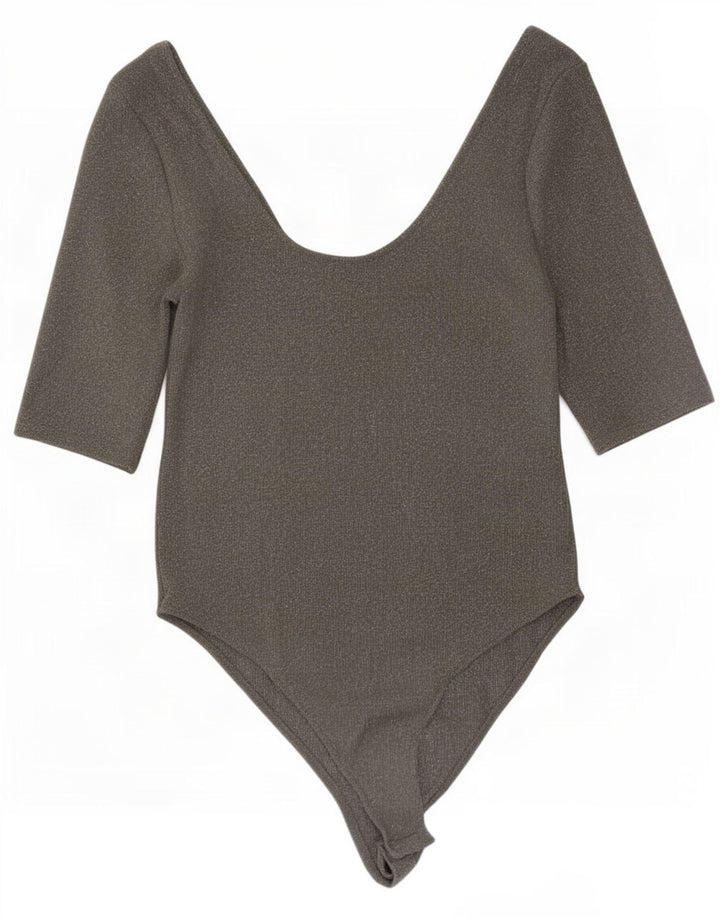 Zara γυναικείο κορμάκι UK 14 Large Grey Elastane