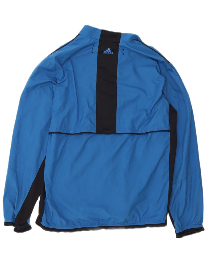Ανδρική αθλητική φόρμα Adidas Clima Proof Μπουφάν μεσαίου μπλε χρώματος