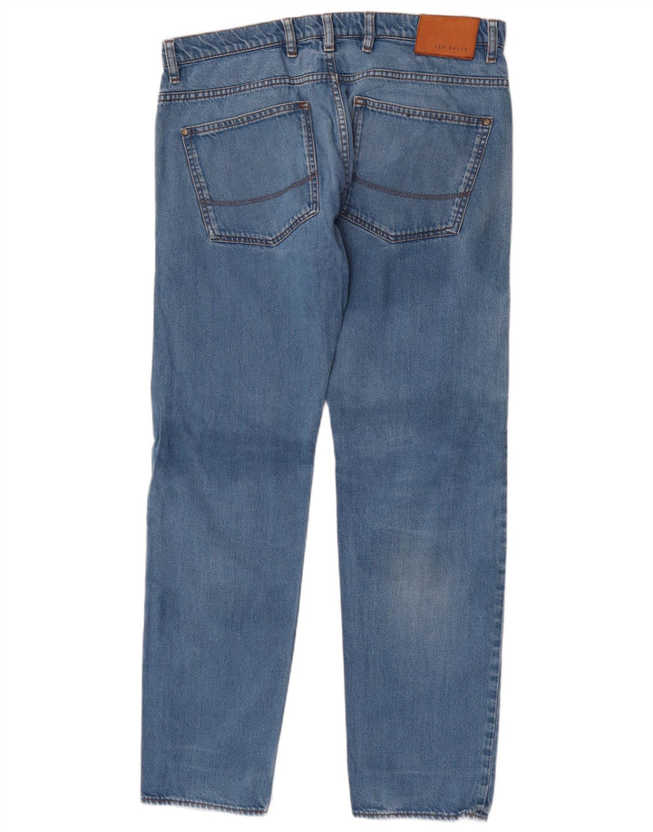 Ανδρικό τζιν ίσιο Ted Baker W34 L32 Blue Polyester