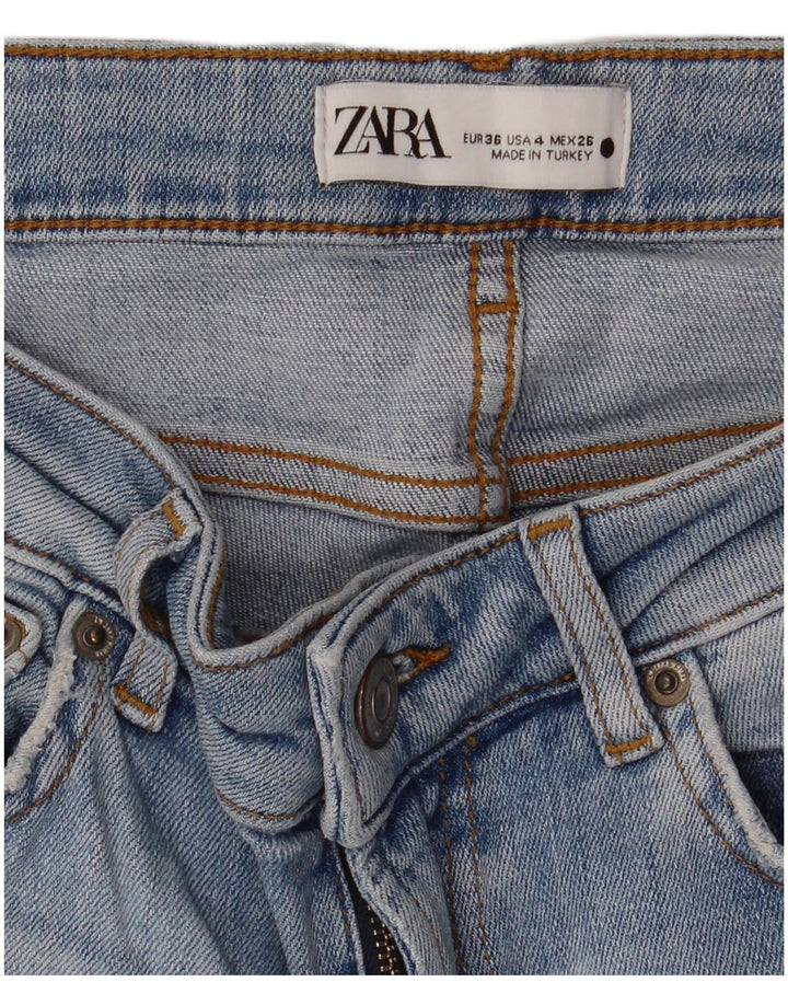 ZARA Γυναικείο ίσιο τζιν EU 36 XS W26 L28 Μπλε