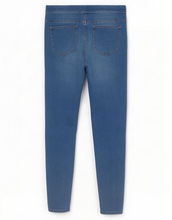 Marks & Spencer Womens Jegging Jeans UK 14 Large W32 L28 Blue Cotton