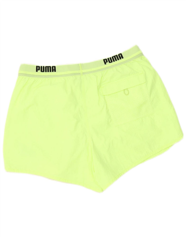 Ανδρικό γραφικό αθλητικό σορτς Puma Μεσαίου πράσινου πολυαμιδίου