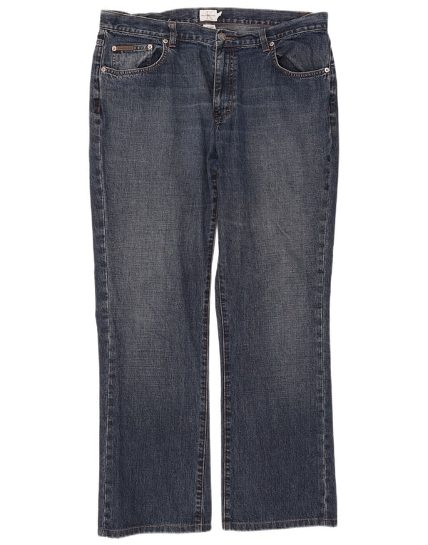 Calvin Klein Γυναικείο ίσιο τζιν US 16 2XL W36 L30 Μπλε βαμβακερό