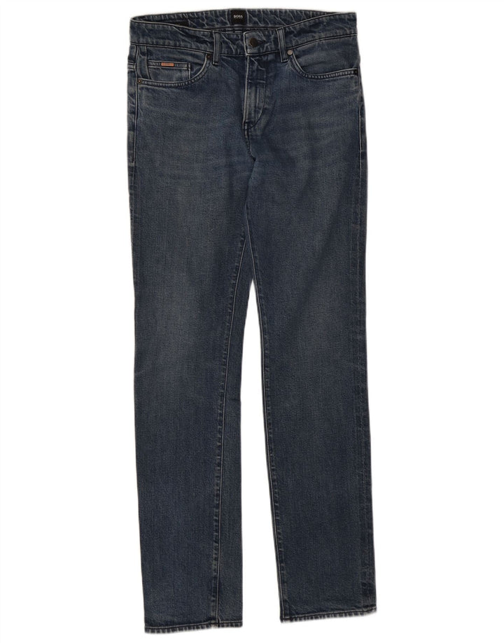 Ανδρικό τζιν Hugo Boss Slim W30 L32 Μπλε βαμβακερό
