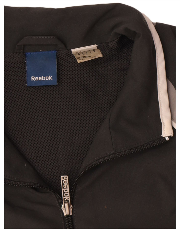 Ανδρική φόρμα Reebok Top Jacket Small Black Colourblock Polyester