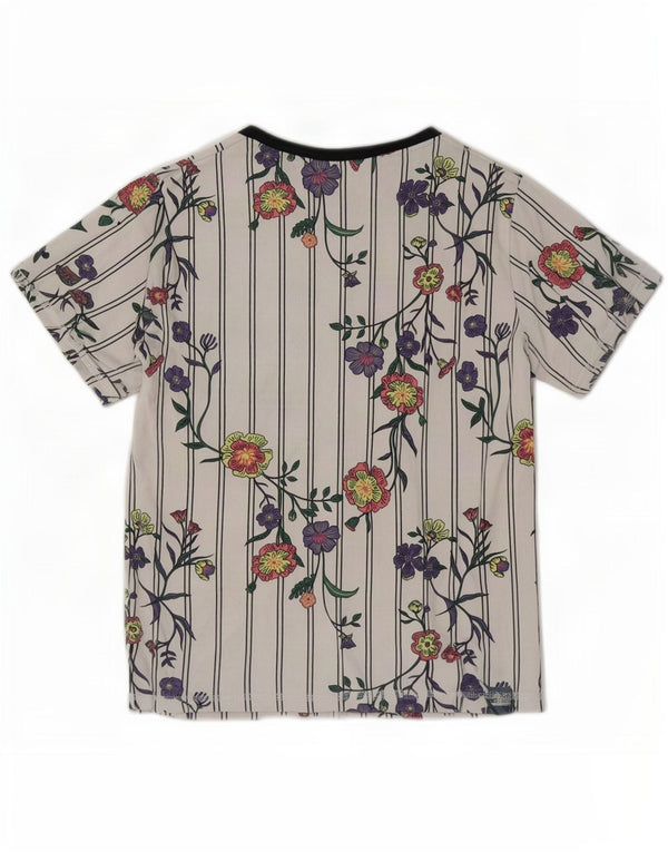 Γυναικείο γραφικό μπλουζάκι Puma Top UK 6 XS White Floral