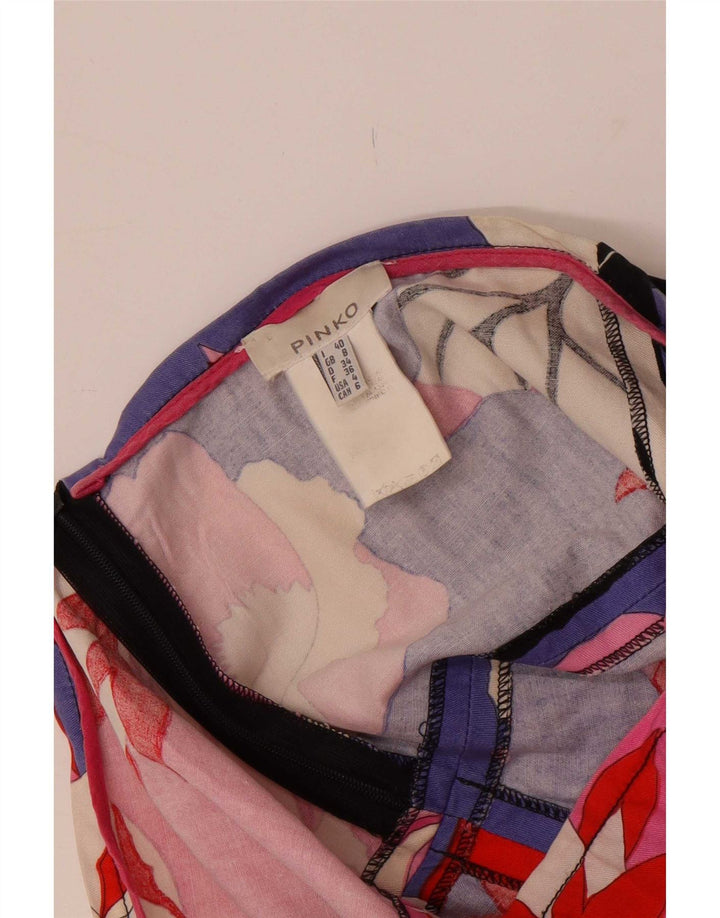 Pinko Γυναικεία Μίνι Φούστα UK 8 Small W30 Πολύχρωμη Floral