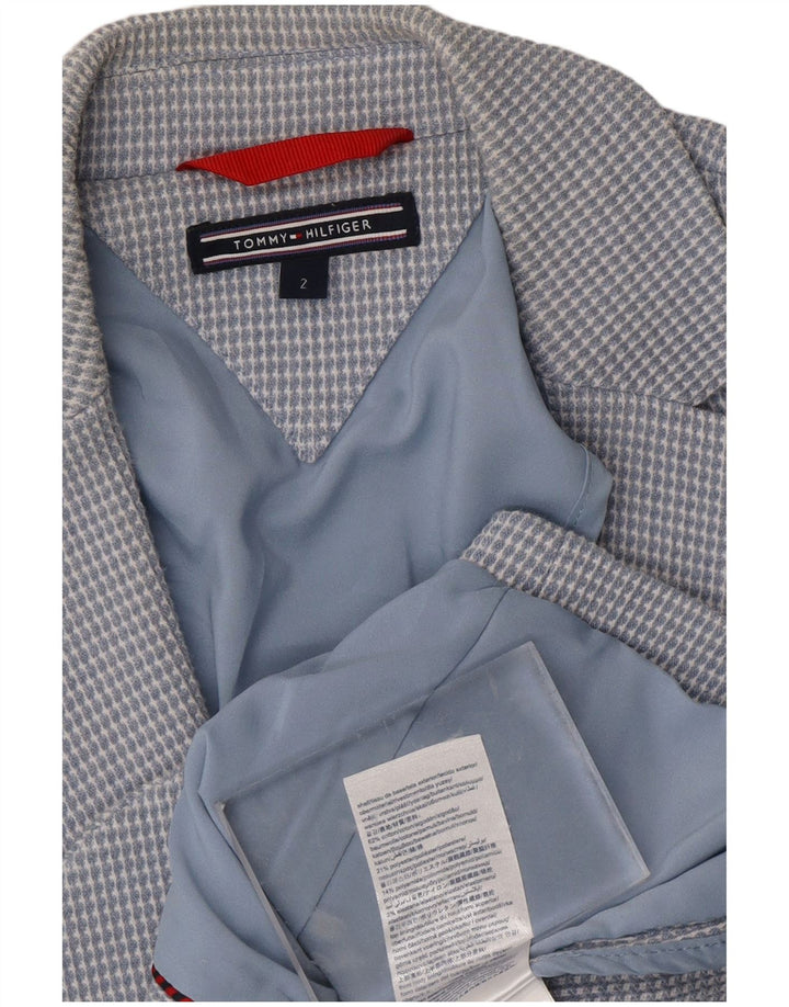 TOMMY HILFIGER Γυναικείο σακάκι 2 κουμπιών US 2 XS Μπλε βαμβακερό