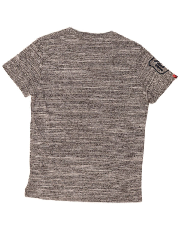 Ανδρικό γραφικό μπλουζάκι Superdry Top Large Grey Flecked