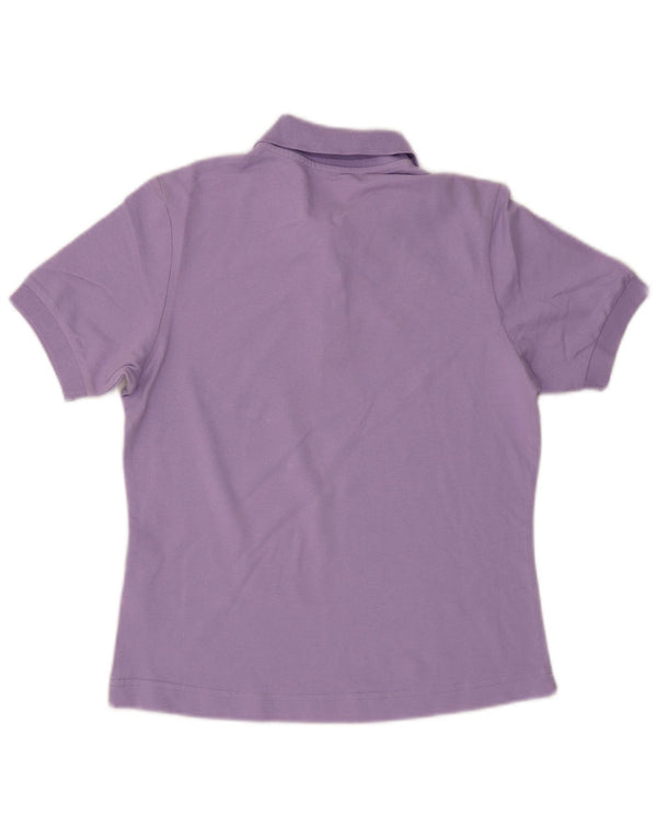 Kappa Γυναικείο Πόλο Μπλουζάκι UK 10 Small Purple Βαμβακερό